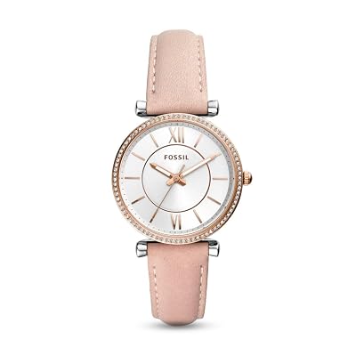 Fossil Womens Analogue Quartz Watch with Leather Strap ES4484
