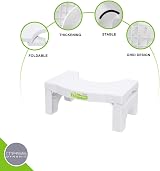 MASS DYNAMIC Folding Squatting Toilet Stool 7 Inch Non-Slip view 3