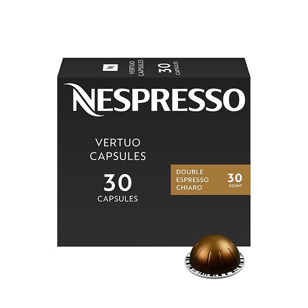 NESPRESSO CAPSULES VERTUO, DOUBLE ESPRESSO CHIARO, MEDIUM ROAST...