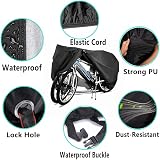 YOTOM Bike Cover 2 3 Bikes 2XL Outdoor Waterproof UV 50+ Lock Hole view 2