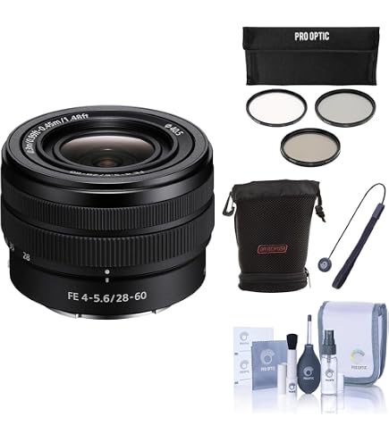 Amazon.com : Sony FE 28-60mm f/4-5.6 Lens, Bundle with 40.5mm UV