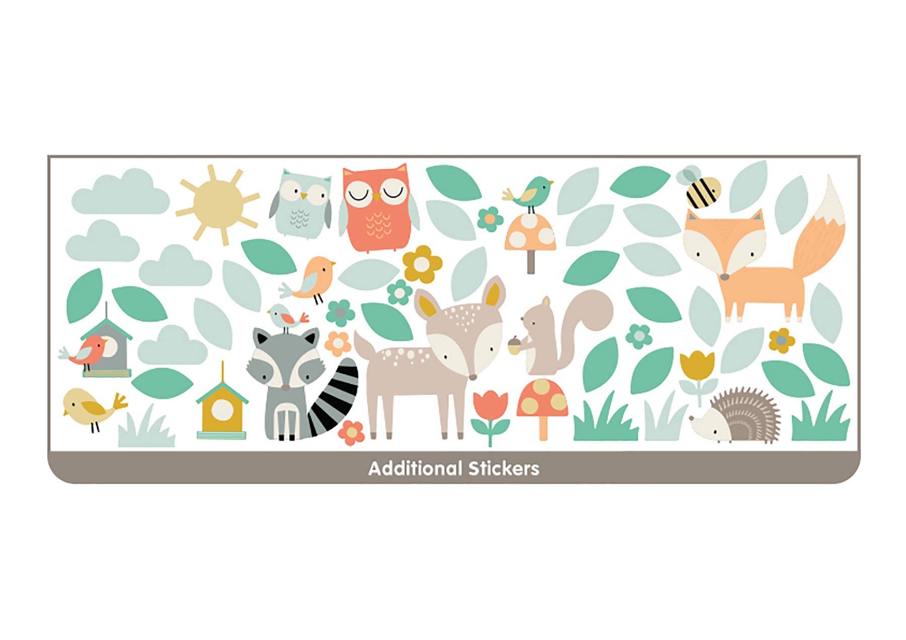 Walltastic Woodland Tree & Freinds Large Character Wall Sticker