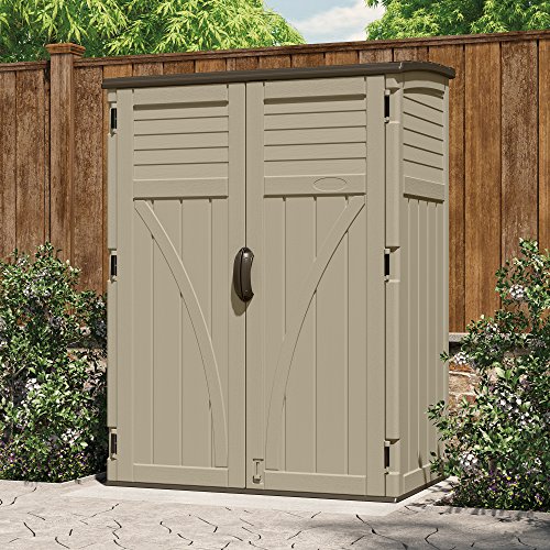 Suncast (BMS5700) Vertical Shed 54 cu. ft., Sand Home ...