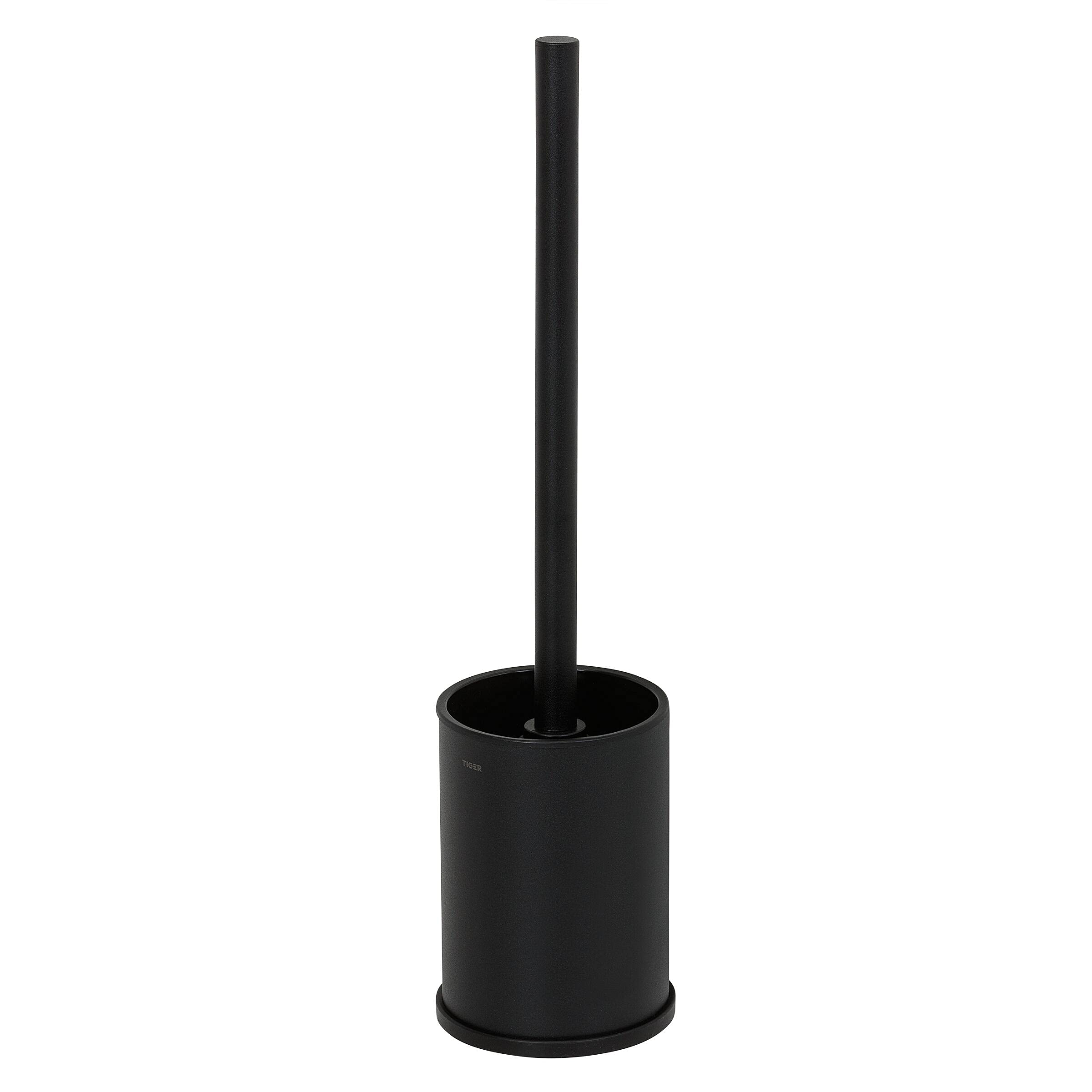 Tiger Colar Toilet Brush and Holder Freestanding Black