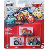 Disney Cars Mini Racers 3-Pack: Lightning McQueen, Vitoline #24
