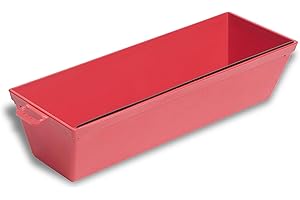 Marshalltown QLT by 914 12-Inch Red Plastic Mud Pan