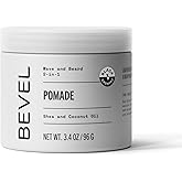 Bevel Beard Balm & Hair Pomade for Waves with Coconut Oil and Shea Butter, Locks in Moisture to Help Reduce Frizz and Breakage, Beard Care for Men, 3.4 Oz