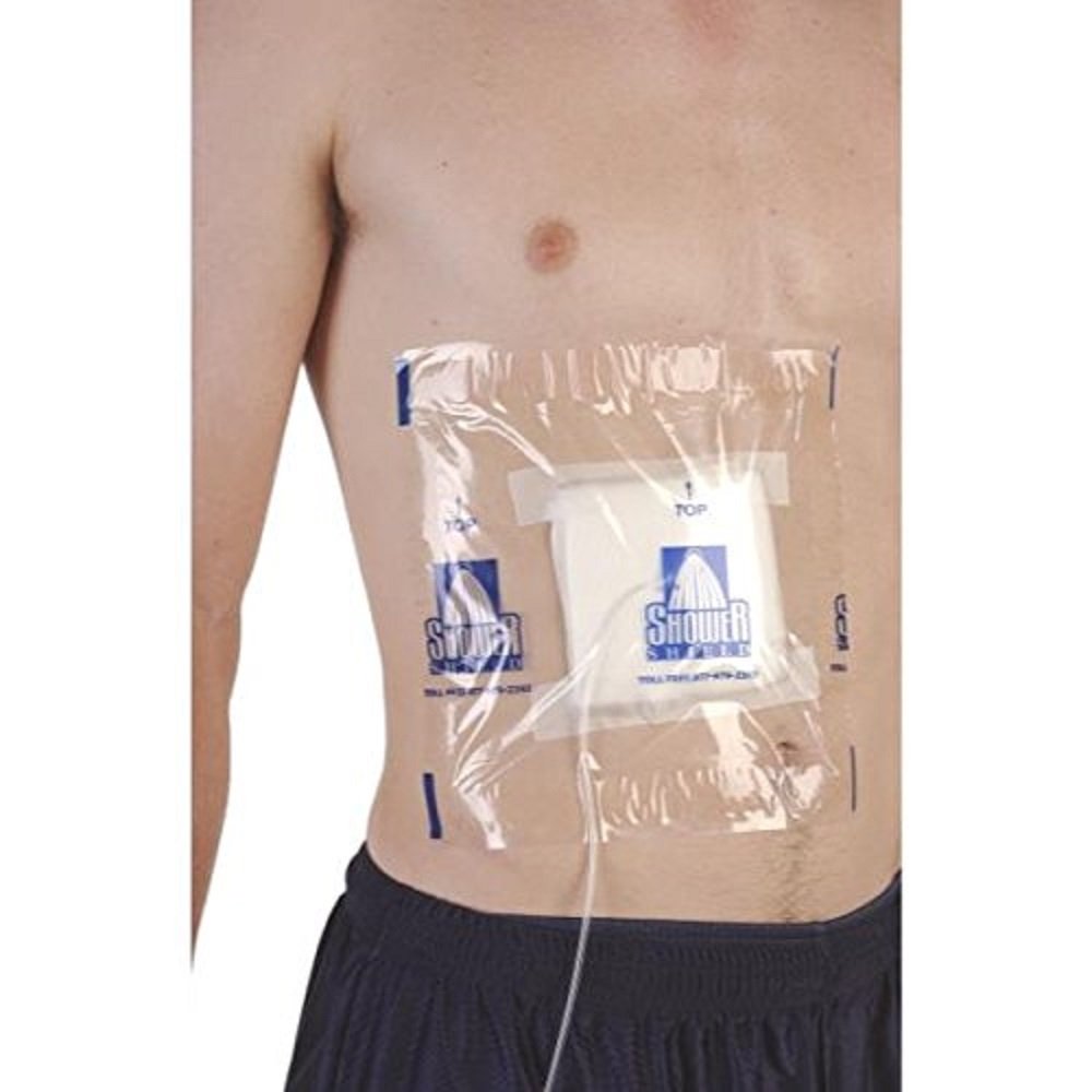 9" x 9" AquaGuard PICC Line Cover Moisture Barrier Health