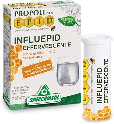 INFLUEPID EFERVESCENTE - 20 comprimidos - Alivia os sintomas da gripe e da constipação.
