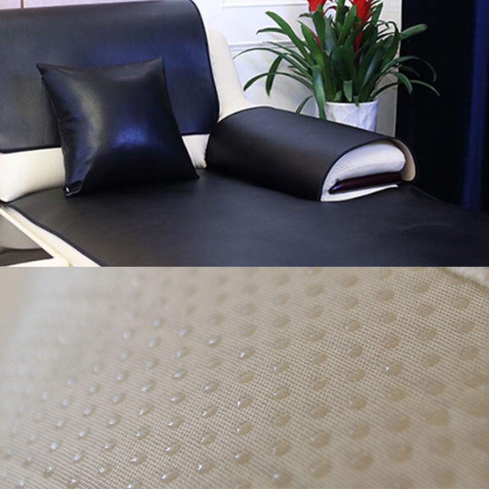Faux Leather Sofa Cover 2 Pieces Waterproof Sectional Couch Covers