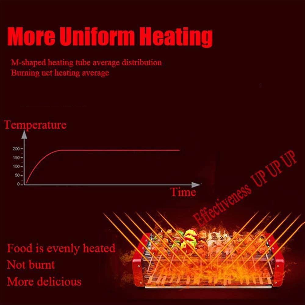 review Mijiang 2 Layer Teppanyaki Grill,Electric Teppanyaki Table Grill, BBQ Griddle, with Interchanable Grill Net, Removable Grease Drip Tray, for Indoor Outdoor