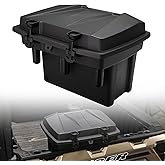 A & UTV PRO Rear Cargo Storage Box for 2009-2023 Polaris Ranger XP 1000 900 570,General 1000 Bed Trunk Tool Storage Bin Box C