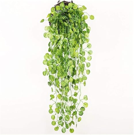 Amazon アイビーの葉大根海藻ブドウのフェイク花つる家の庭の壁党の装飾をぶら下げ90センチメートル人工グリーン植物 色 Seaweed 人工観葉植物 オンライン通販