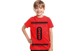 GREENMILL APPAREL Kids Crayon T Shirt Halloween Costume for Boys Girls | Group Idea | Unisex Tee XS-XL