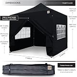 Gorilla Gazebo 3x3m Pop Up Heavy Duty Waterproof Market Stall with 4 Sides view 3