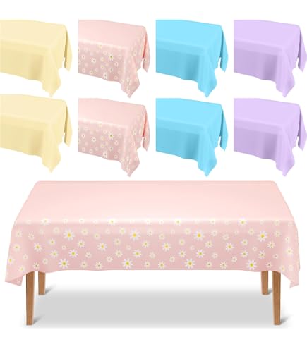 Paw Print Tablecloth 3-Pack - 54"x108" Plastic Dog Bone Table Cover For Pet Birthday Party Decorations, Blue - View #9