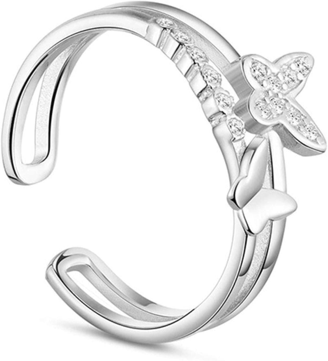 Open Rings for Women 9 Style Fashion Open Adjustable Ring Crystal Pearl