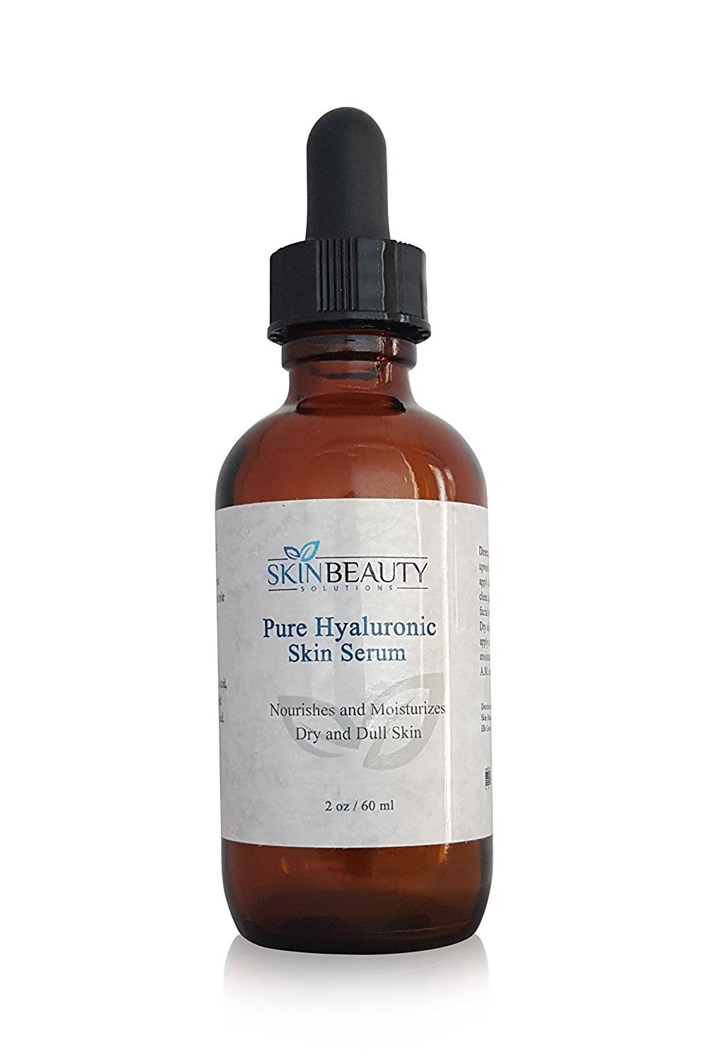 Skin Beauty Solutions (1 OZ. / 30 Ml) Pure 100% Hyaluronic Acid Moisturizer Gel -(D) Antiaging, Firming Serum