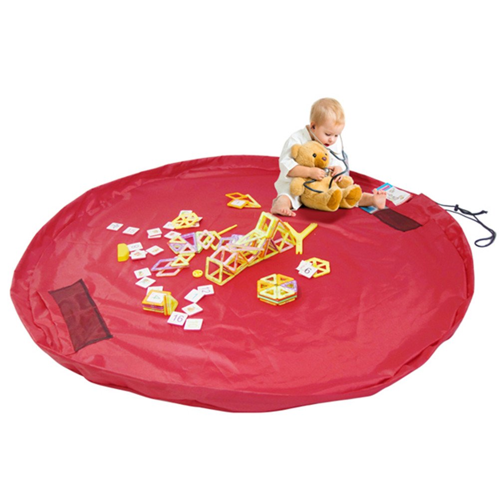 Baby Floor Play Mat Kids Lego Toy Storage Bag Organizer Baby
