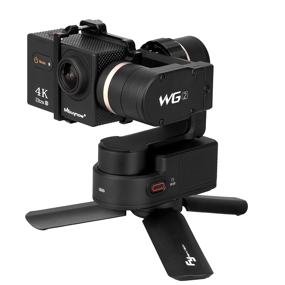 Feiyu Mini Trépied Support pour Selfie Bâton Stabilisateur Monopode sur Cellulaire DSLR Caméras, Trépied Portable Pliant Bureau Support pour FeiyuTech WG G360 G4 SPG Série Vimble