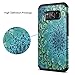 SmartLegend Galaxy S8 Plus Case, 2 in 1 Hybrid Dual Layer Heavy Duty Protection Impact Resist Armor Protective Case with Shockproof Rubber Bumper for Samsung Galaxy S8 Plus - Lotus Flower