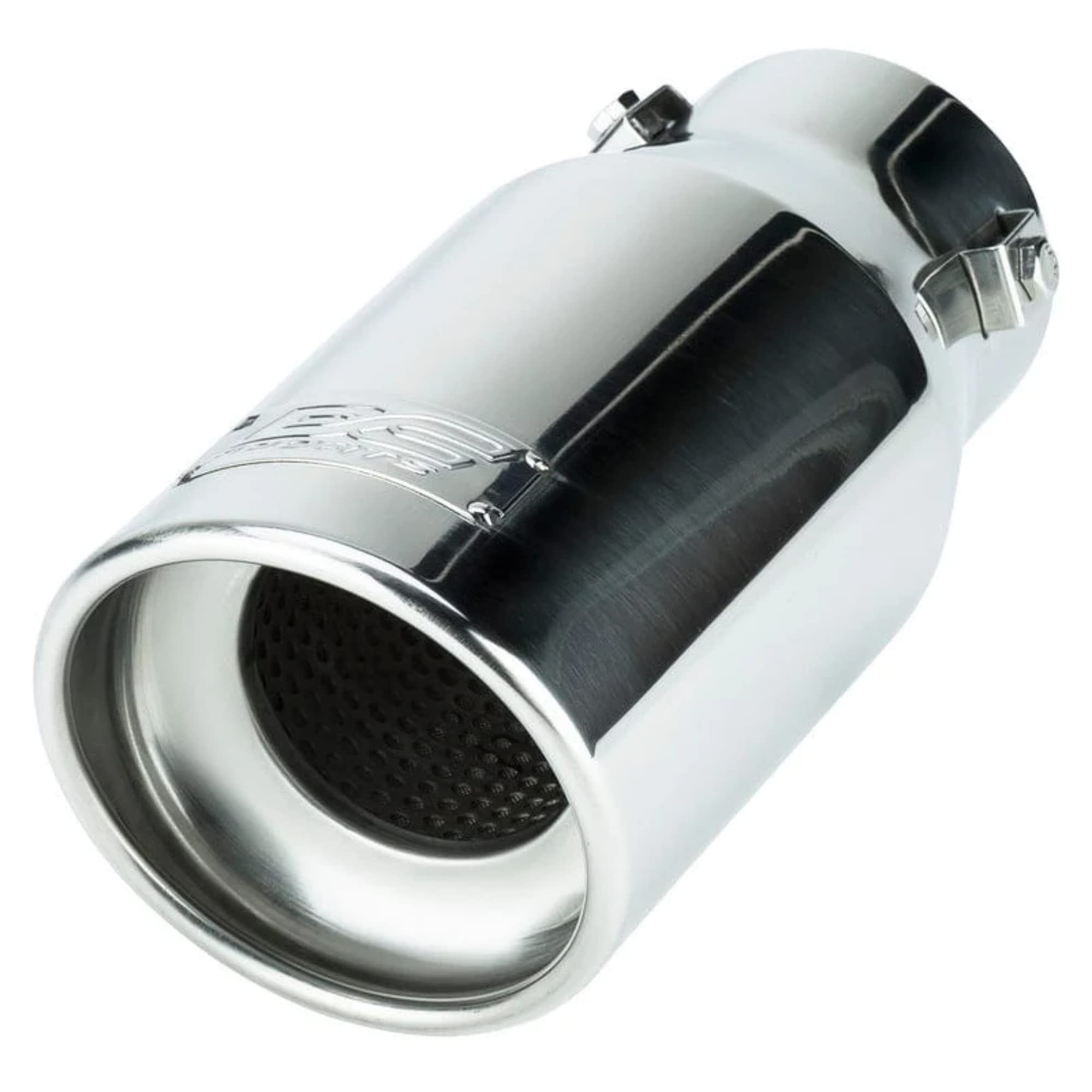 DC Sports Universal Exhaust Tip - 2.875" Inlet/3.87" Outlet Polished Stainless Steel