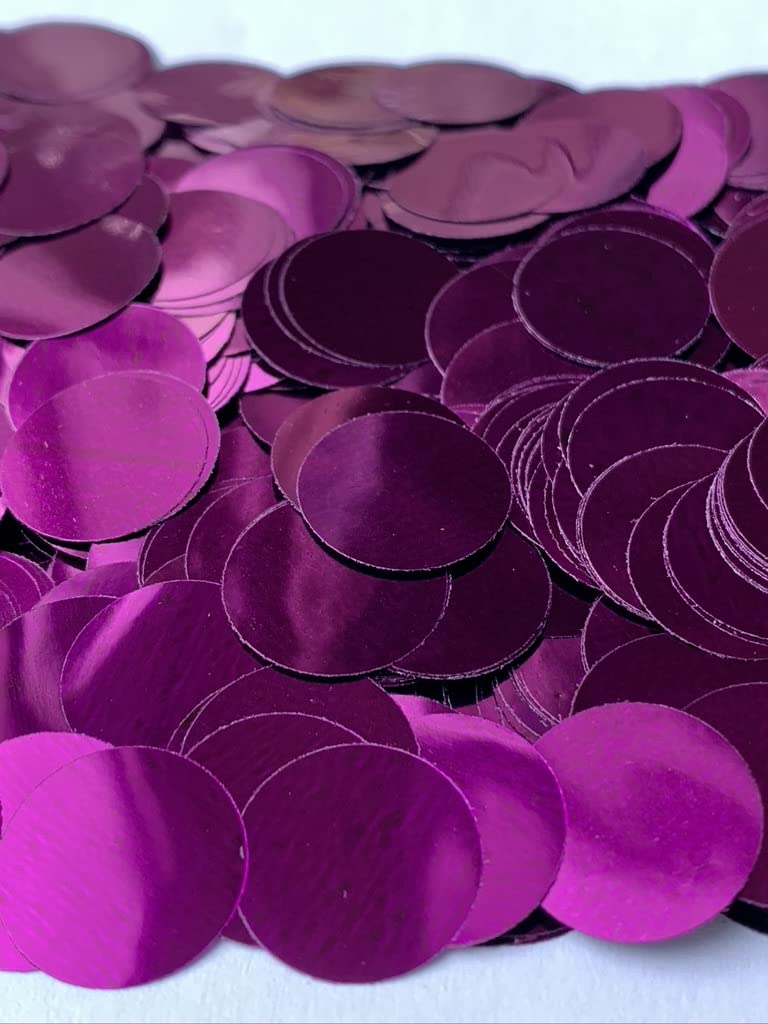 Pink Metallic Confetti, 1.5cm, 20g (2 pack)