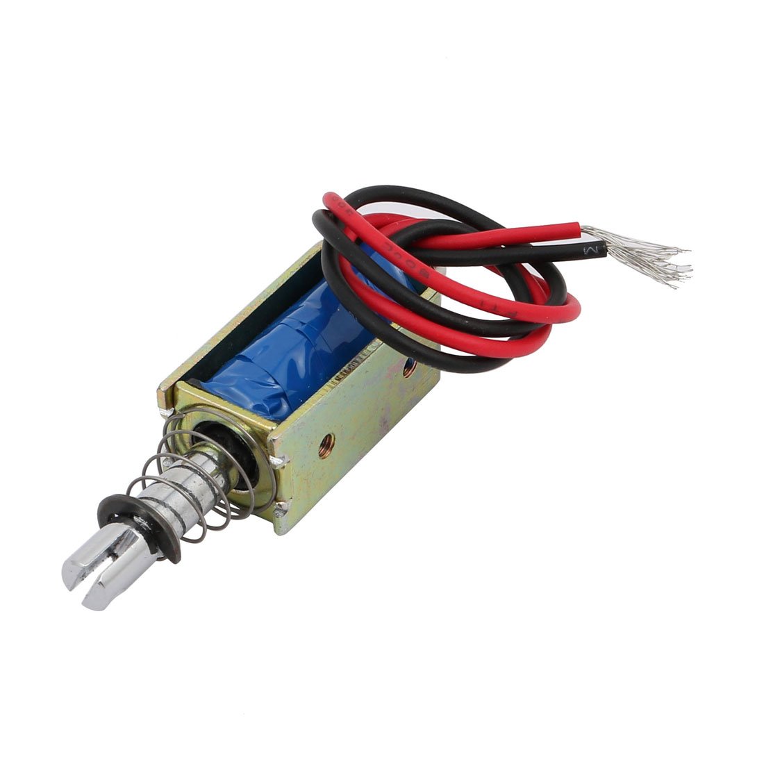 Sourcingmap DC6V 300mA 10mm Stroke 5N Force Push Pull Type Frame DC Solenoid Electromagnet Magnet JF-0530B