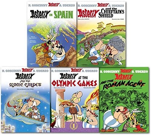 Asterix Omnibus Series Collection 5 Books Set By Rene Goscinny