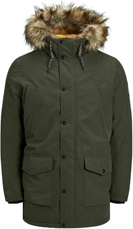 Jack & Jones Men's Jjsky Parka Jacket Ltn Anorak: Amazon.co.uk: Clothing