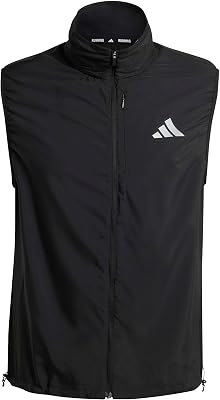 Homme Adi365 Running Essentials Vest Coat, black, M
