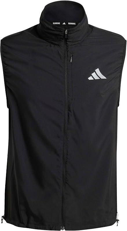Homme Adi365 Running Essentials Vest Coat, black, M