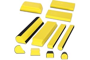 WERHOO Sanding Blocks Auto Body, auto body sanding block, Hand Sanding Block Set 7pcs, Sanding Blocks Auto Body Replaces 3M Sanding Block, fit for Woodworking, Automotive Body and Crafts Polishing