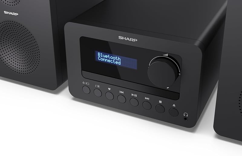Microsistema de Som Estéreo XL-B520D(BK) com rádio Dab+, FM, Bluetooth 5.0, CD-MP3, reprodução USB, 40W cor preta