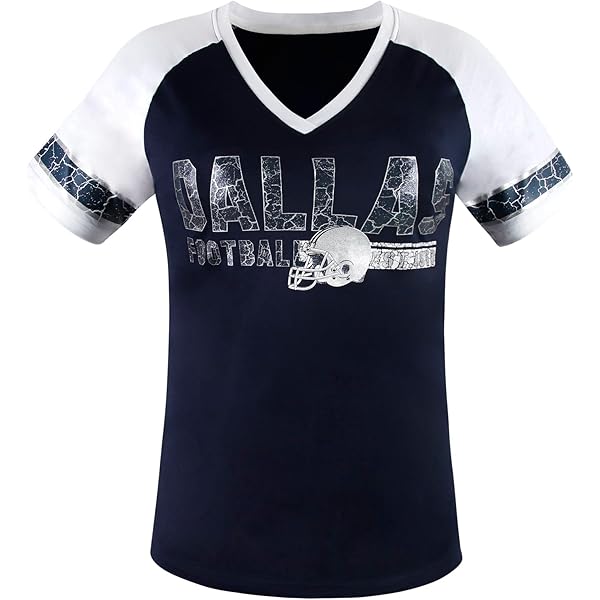 LAT Ladies Fine Jersey Short Sleeve Football Tee (3537