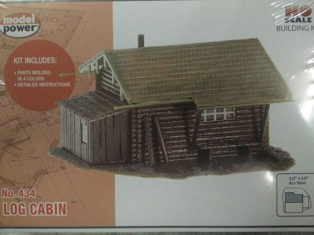 Amazon Com Model Power Ho Scale Building Kit Hunter S Log Cabin