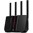 ASUS RT-BE92U BE9700 Tri-Band WiFi 7 Router, Supports New 320MHz Bandwidth & 4096-QAM, MLO, AI WAN Detection, AiMesh Support,