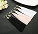 REVOLIA 3 Pairs Womens Long Tassel Dangle Earrings Fringe Drop Earrings Elegant (C.3 Pairs 3 Colors)