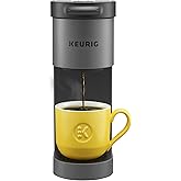 Keurig K-Mini Go Single Serve K-Cup Pod Coffee Maker, 1.24 L removable reservoir, Gray