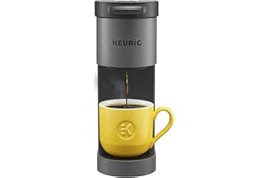 Keurig K-Mini Go Single Serve K-Cup Pod Coffee Maker, 1.24 L removable reservoir, Gray
