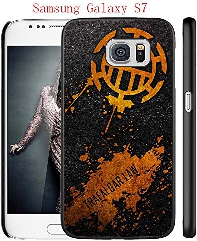 Samsung Galaxy S7 Case, Anime One Piece 113 Drop Protection Never Fade Anti Slip Scratchproof Black Hard Plastic Case