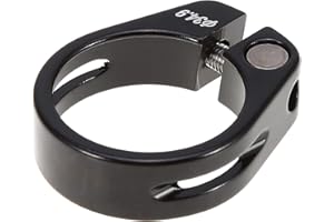Bike Seat Post Clamp,Quick Release Aluminum Alloy Adjustable 34.9mm Seat Clamp for Mountain Road City Bikes Daily Commuting F