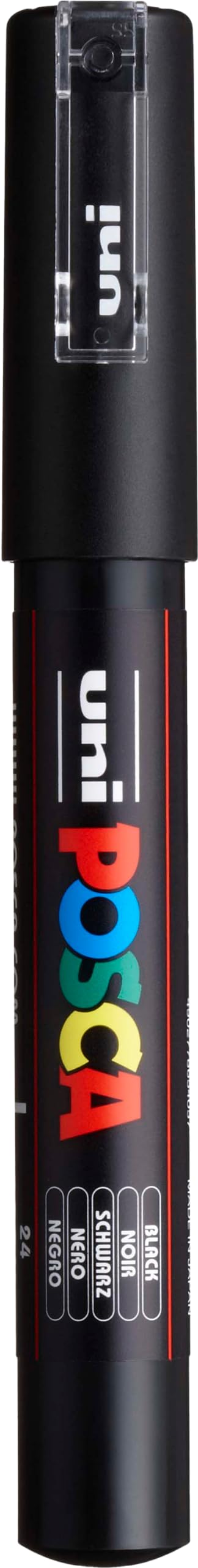 Uni-Ball 17897000 Posca Extra Fine Bullet Tip Marker - Black PC-1M