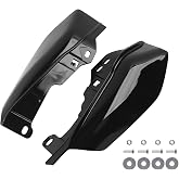 ATENGIDR Black Mid Frame Air Deflector Heat Shields Deflectors 2009-2024 Compatible for Harley Davidson Touring Street Glide Road Glide Electra Glide Road King Ultra Limited Tri Glide CVO