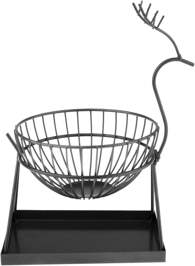 Generic Metal Wire Fruit Bowl, Iron Arts Fruit Storage Baskets for