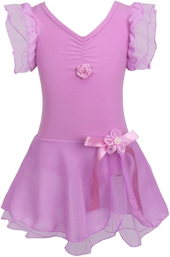 YOOJIA Kinder Mädchen Ballettkleid Meerjungfrau Ballettanzug mit Tutu