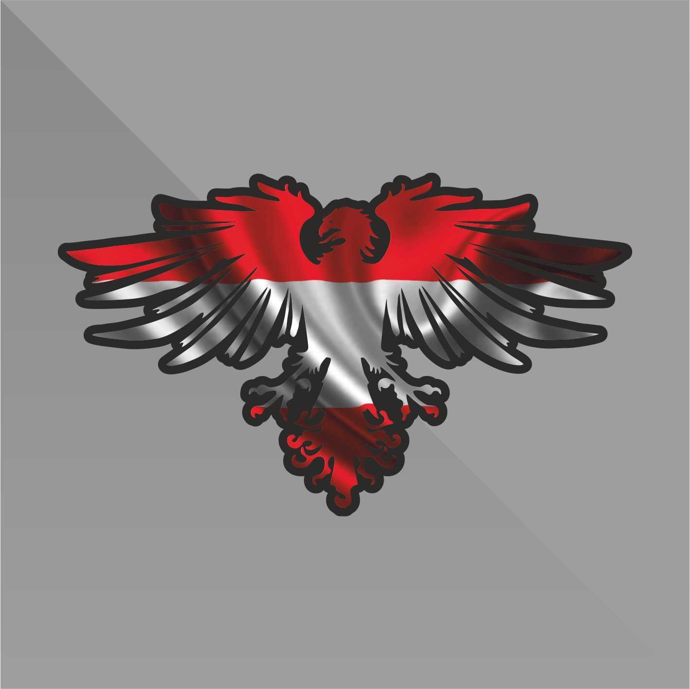 Cm 10 Decal Cars Motorcycles Helmet Wall Camper Bike Adesivo Adhesive Autocollant Pegatina Aufkleber Sticker Austria Autriche Osterreich Aquila Eagle Aigle Aguila Adler Aufkleber Magnete Auto Motorrad Alphabetville Org