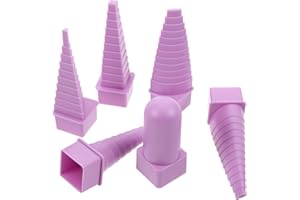 jojofuny Wire Wrapping Mandrel Plastic Jewelry Making Tools for Earrings Bending Wire Shaping with Forms Cord