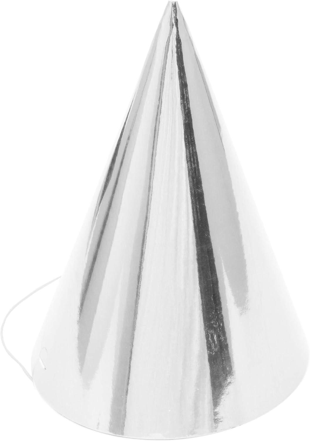Cone Party Hats, Metallic Foil (4.8 x 6.8 in, 50-Pack): Health & Personal Care