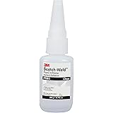 3M Scotch-Weld Plastic & Rubber Instant Adhesive PR40, Clear, 20 Gram Bottle